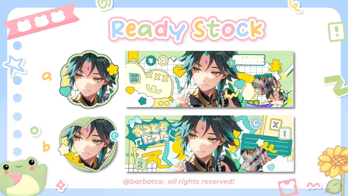 any interactions are appreciated 🪽

selamat siang semua! naru bawa layout ready stock genshin xiao bday art only for 17k/ea nih 💫

bisa take sekarang via DM yah, selamat jajaann! 💗

t. #zonauang #zonajajan
