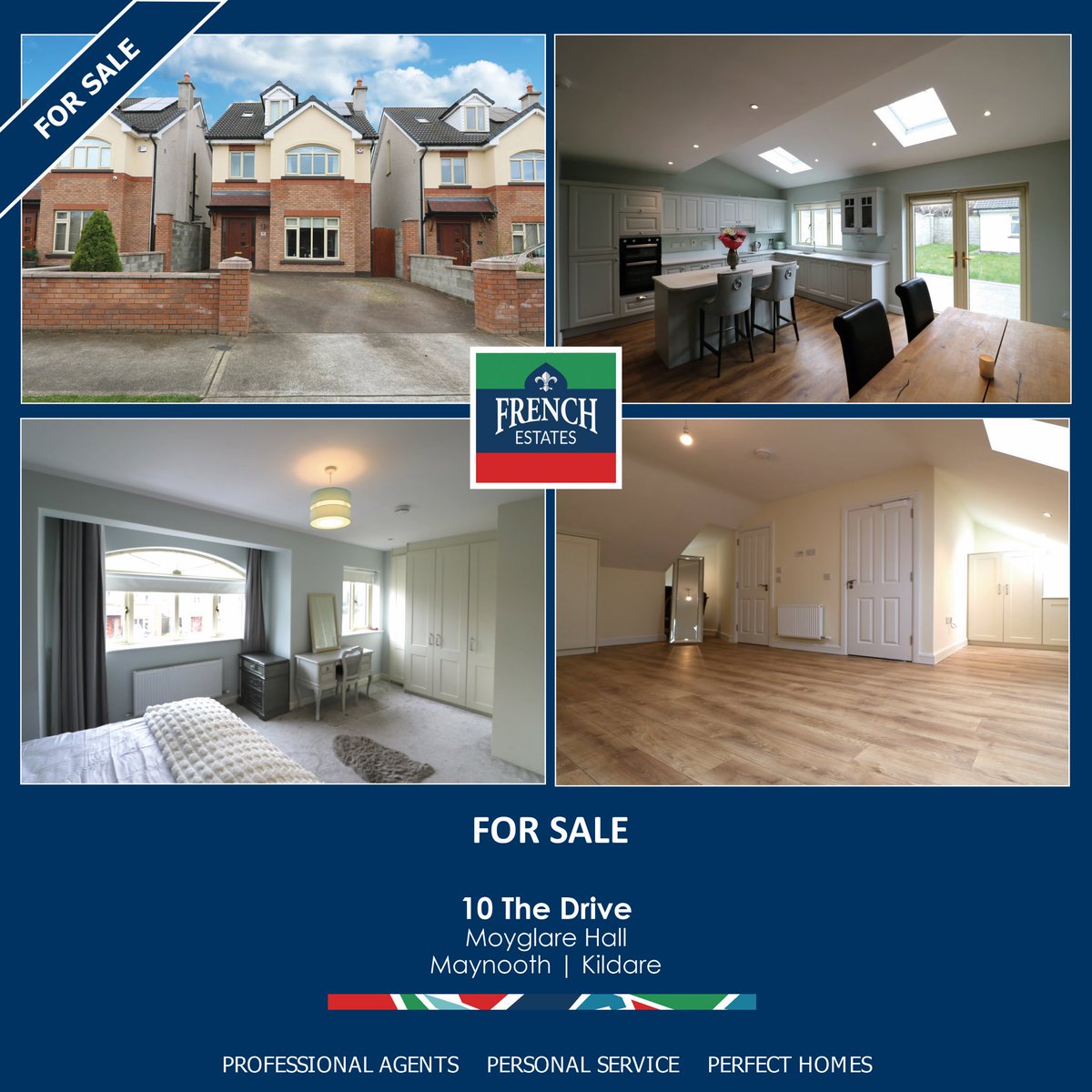 FrenchEstates2's tweet image. 🏠 10 The Drive Moyglare Hall Maynooth Co Kildare 🏠
Meticulously maintained 4 bed 4 bath det res 190 sq.m
A Energy Rating
South facing rear garden
Private rear garden
Built in 2021 / Originally a 5 bed
french-estates.ie/properties/478
#Maynooth #Moyglare #MaynoothGAA #ExperienceMatters