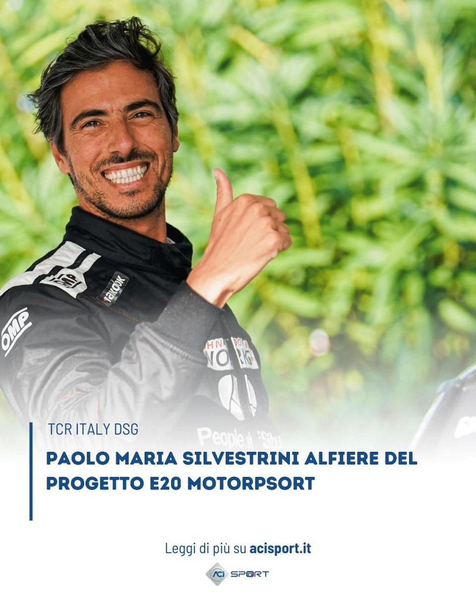 TCR Italy e TCR DSG (@tcritaly) on Twitter photo Dopo stagioni nella MINI Challenge Italia, quest’anno il team romano approderà ne TCR Italy DSG mettendo alla guida di un Audi RS3 TCR DSG niente meno che Paolo Maria Silvestrini.
➡️acisport.it/.../il%2Dteam%…
#ACISport #TCRDSG <a href="/Hankook_Sport/">Hankook Tire Motorsports Official</a> Dopo stagioni nella MINI Challenge Italia, quest’anno il team romano approderà ne TCR Italy DSG mettendo alla guida di un Audi RS3 TCR DSG niente meno che Paolo Maria Silvestrini.
➡️acisport.it/.../il%2Dteam%…
#ACISport #TCRDSG <a href="/Hankook_Sport/">Hankook Tire Motorsports Official</a>