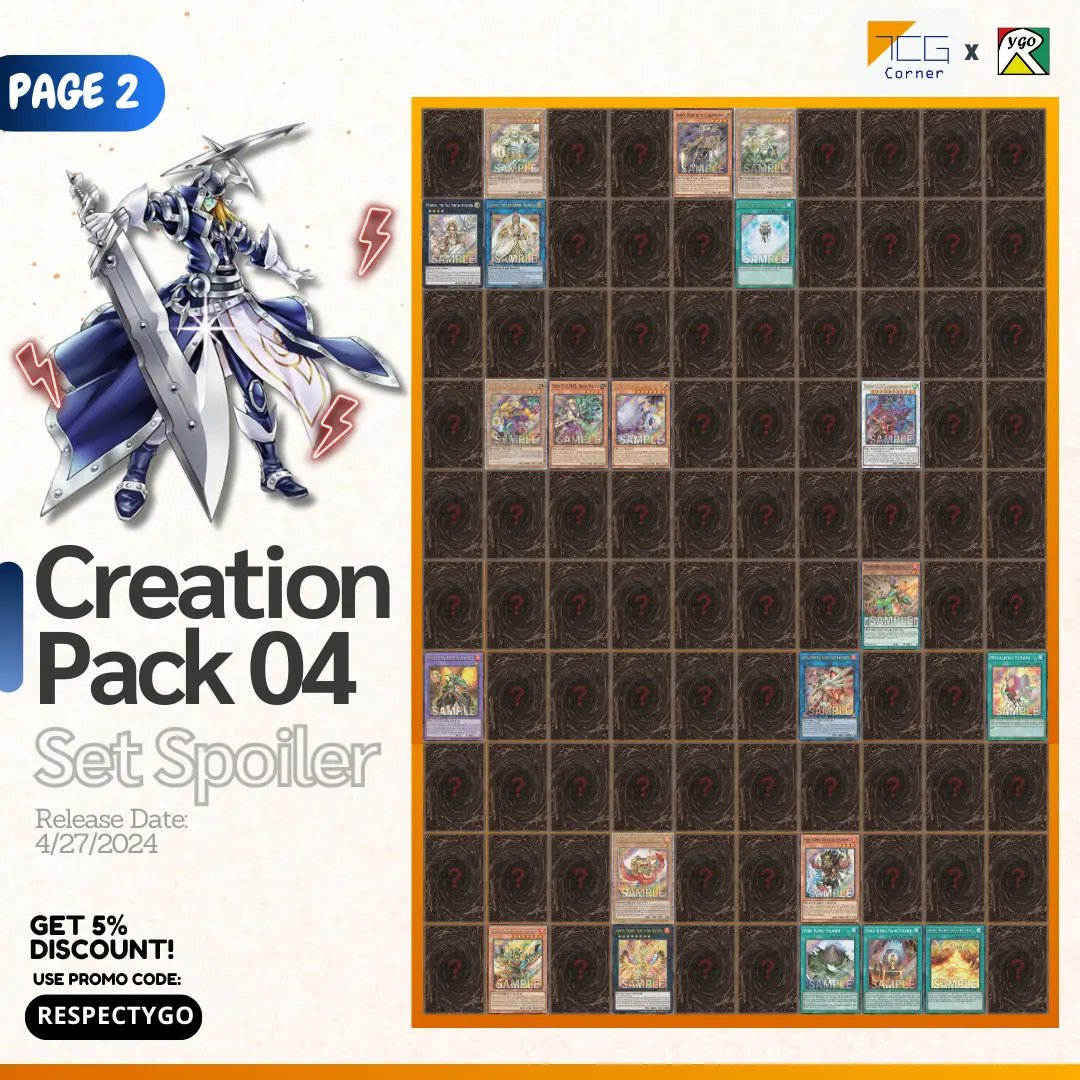 Respect_YGO's tweet photo. [CR04] Additional "Lightsworn" cards have been revealed in CREATION PACK 04 ⚡

Release Date: April 27, 2024

#setspoiler #yugioh #asianenglish #creationpack04 

~ArcKnight~ https://t.co/70AO56KIpe