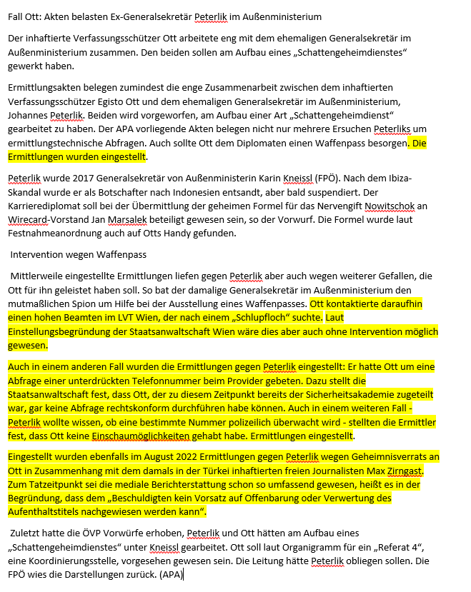 GruberIsabella1's tweet photo. Und alle Vorwürfe (links, "Presse", 19.2.22) haben sich in Luft aufgelöst (rechts, "APA"/"Presse", 17.4.24). Für alle aus d Kontext gerissenen Aussagen, Teile von Chats u Verdächtigungen gibt es 1 legale Erklärung. Kein Amtsmissbrauch oder Geheimnisverrat. Tja ... #krawallblätter https://t.co/WLkSFb65hf