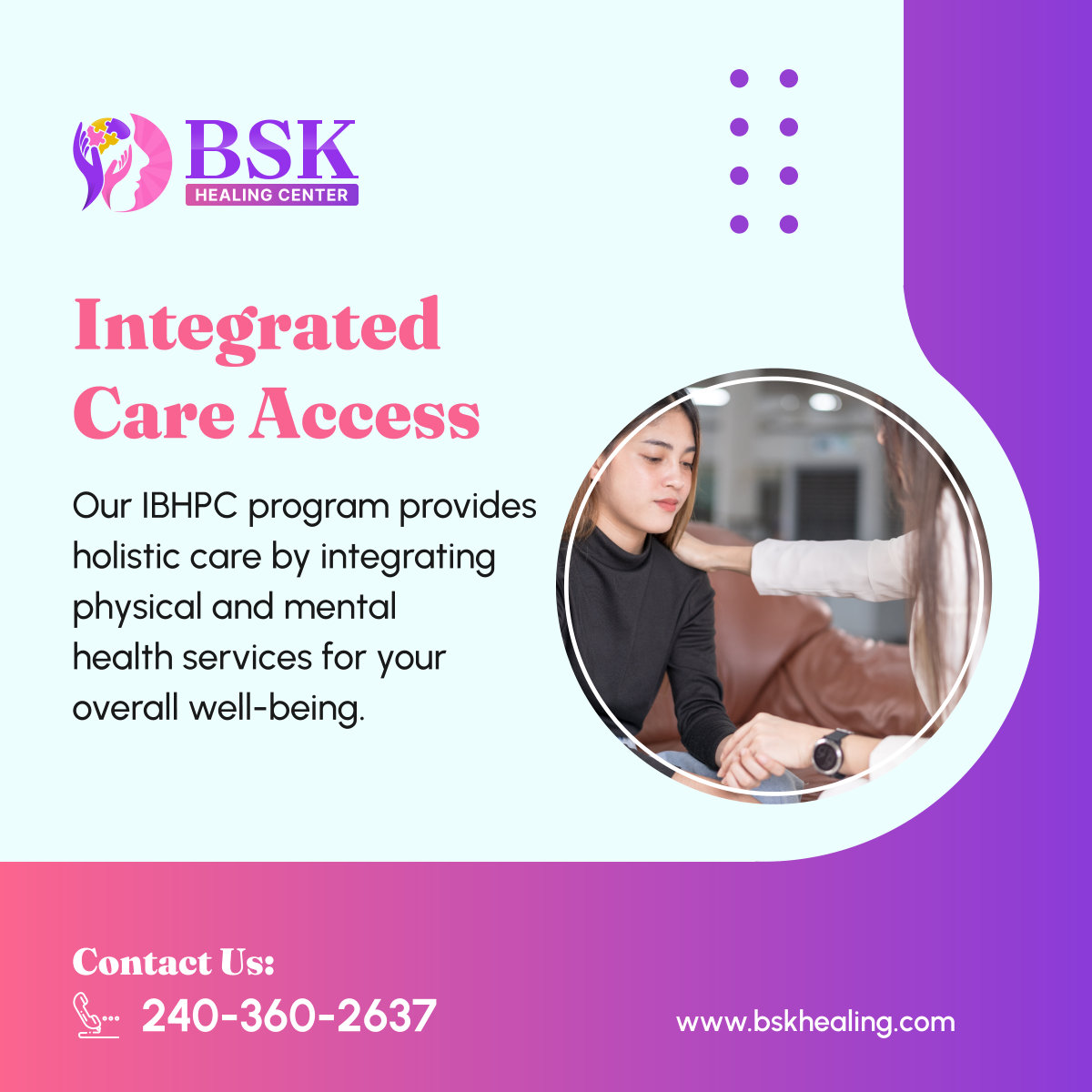 Experience seamless care with our Integrated Behavioral Health Primary Care, where your physical and mental health are our top priority. Comprehensive care at your convenience.

#HillcrestHeightsMD #BehavioralHealthCare #IntegratedCare