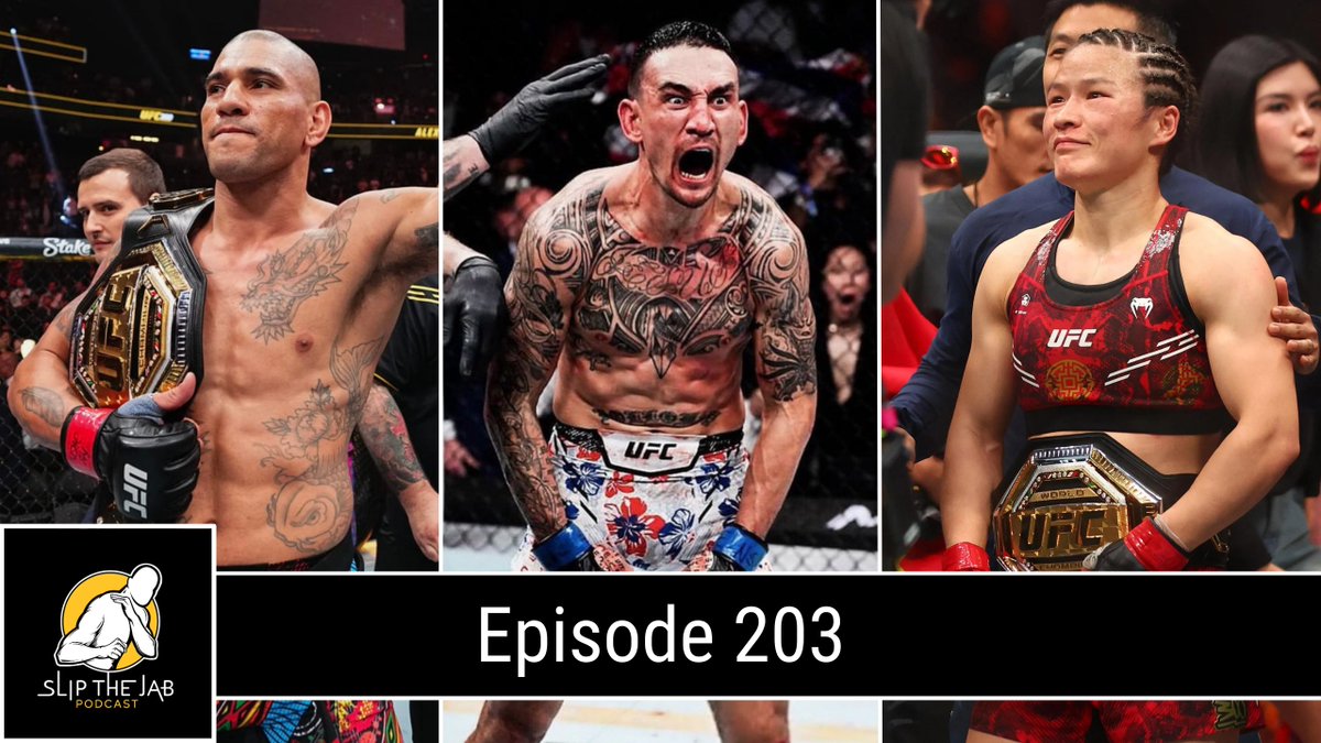 Episode 203: UFC 300 Pereira vs. Hill Event Recap 🗿 • Max Holloway Is Him 🪽 • McGregor vs. Chandler Official 🖊️ Link: slipthejab.buzzsprout.com/682871/14904679 Available on all streaming platforms 🎧 #UFC300 #UFC