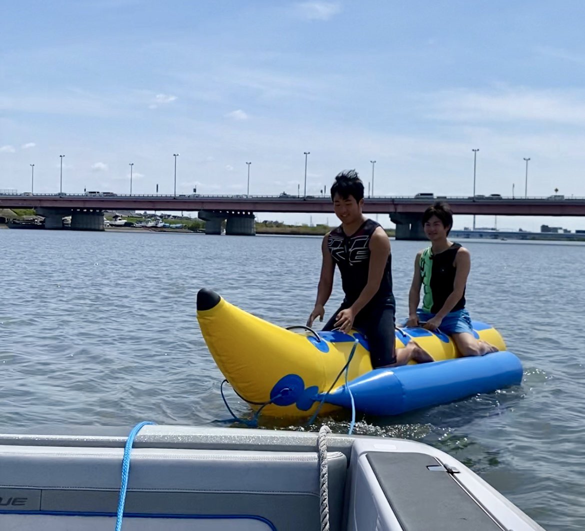 こんにちは！日本大学水上スキー部です！

4月中の土日に試乗会を行っています‼️
バナナボートからBBQまで”無料”で体験できちゃいます✨✨

まだまだ応募してるので気軽にご連絡ください！！

#春から日大