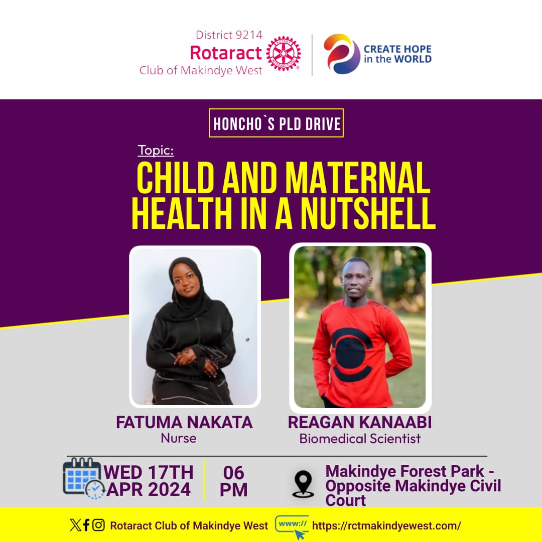 Today at the Honchos Land through our PLD drive, our very own @FatumahNakata and @reaganKanaabi will be sharing insights about Maternal and child health.