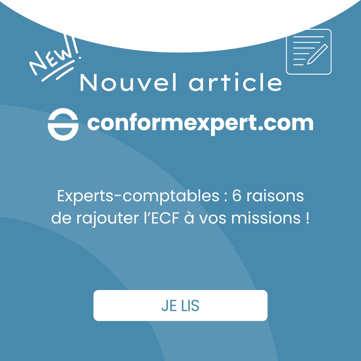 📄 Experts-comptables : 6 raisons de rajouter l’ECF à vos missions L’examen de conformité fiscale est une nouvelle mission pour les experts-comptables : vous aussi, ajoutez cette mission au catalogue de votre cabinet ! 👉6 bonnes raisons de vous lancer : ecma-solutions.com/actualites/exp…