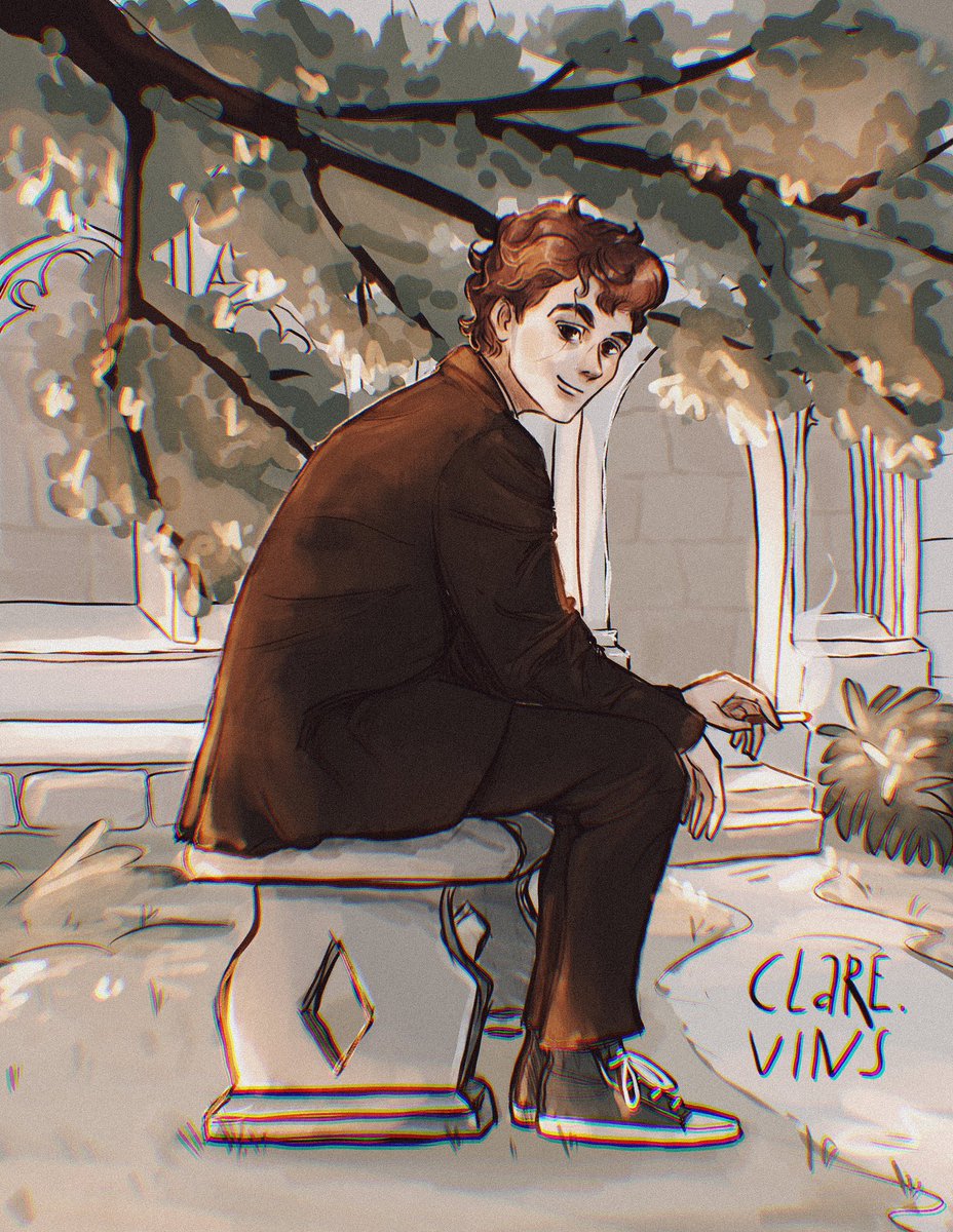 ClaryVins's tweet photo. I drew this back last month, but finally got around to posting it here.
Marcus Lopez or Mattheo Riddle, your choice😅
#marcuslopez #mattheoriddle #illustration #fanart #dailysketch #art https://t.co/97z38yhdbz