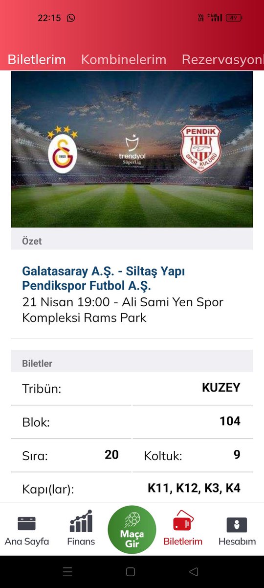 Galatasaray -  Pendikspor maçına  bilet devir edilir. 2 adet yanyana  kuzey alt vardır. 

#bilet  #biletdevir  #kombine #kombinedevir   #Galatasaray #galatasaraybiletdevir #galatasaraypendik #bilet #biletsat #gs  #şike
 #galatasaraybilet
#Galatasaraypendikspor