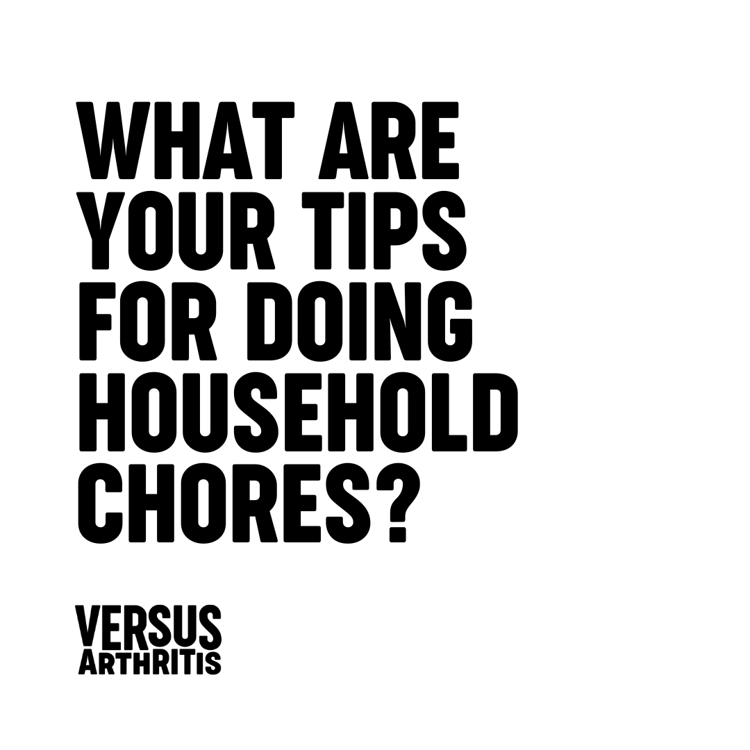 What are you tips for doing household chores? Doing household chores can be challenging if you're dealing with #fatigue and #pain, but there are lots of small ways to make it a bit more manageable. Let us know what works for you in the comments. 👇
