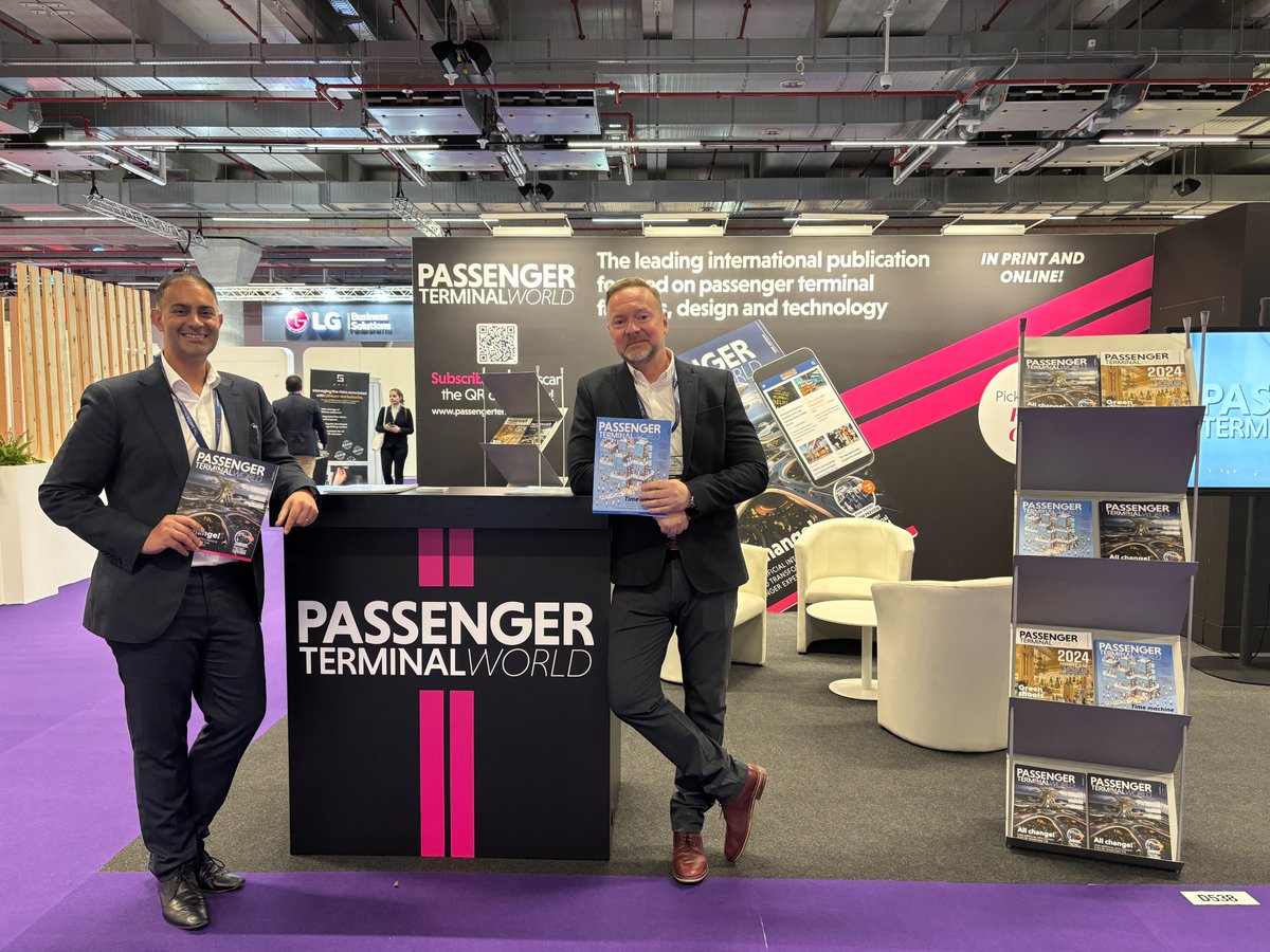 Want to get industry updates throughout the year? ✈ Come down to the Passenger Terminal World booth (D538 - Hall 5.0) and meet the Editor, Anthony James and Sales Director, Aboobaker Tayub to sign up for a FREE magazine subscribition or discuss advertising opportunities 💬