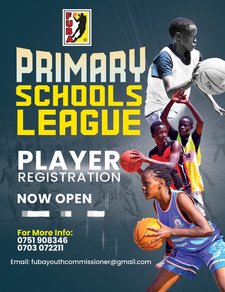 Pupils Registration of the @FubaBasketball Primary Schools League is now Open, Click on the link below in order to register your School's Athletes. docs.google.com/forms/d/e/1FAI…