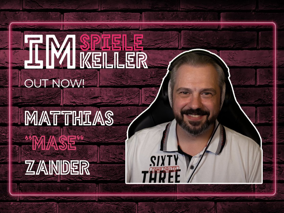 In Folge #112 spricht E-Sport Urgestein Matthias @Maseschine Zander über die Anfangstage der #esport Übertragungen. 🔥
Aber er bringt auch ein ganz neues Thema mit in den #Podcast: Digitalpädagogik!

#ImSpielekeller mit <a href="/TaKeSeN/">TaKe</a> (ohne <a href="/HerrHana/">Chris Hana</a>)

➡️imspielekeller.podigee.io/112-matthias-m…