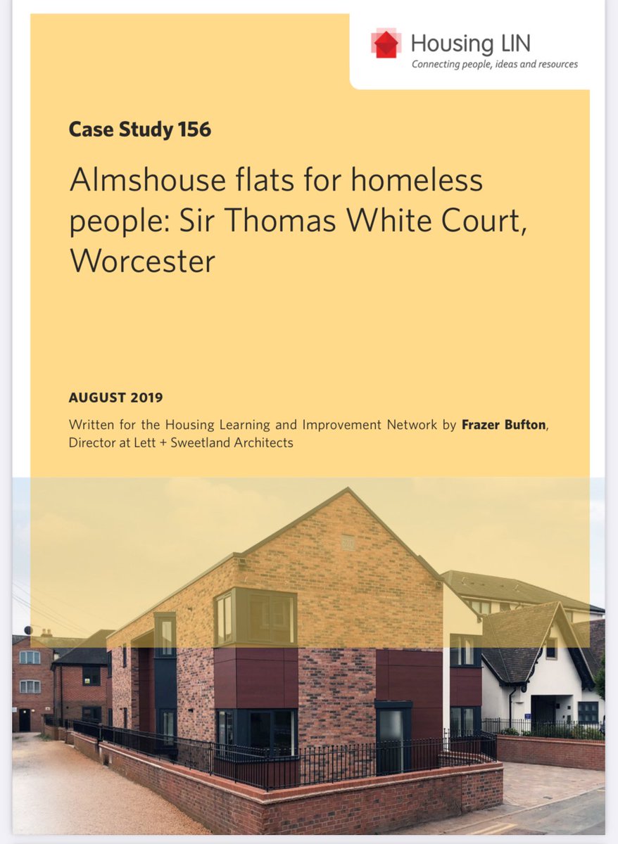 Good piece by @NickPhillipsCEO. Almshouses have a long tradition of providing refuge & a place to make a home for vulnerable people including those threatened by homelessness or roofless. We captured the work of @WorcesterMunic1 in this #HLINstudy here: housinglin.org.uk/finder.cfm?i=2…