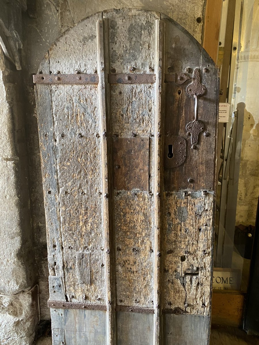 #Woodensday this wonderful old door at the entrance to #MalmesburyAbbey