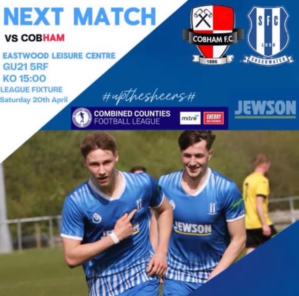 UP THE SHEERS 💙⚽️ MASCOT DAY FOR OUR MINI SHEERS 💙⚽️
