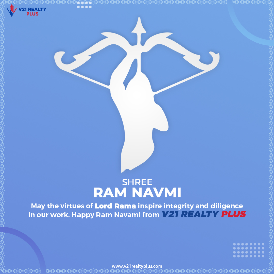 v21realtyplus's tweet photo. Happy Ram Navami to all our friends and colleagues celebrating today! May Lord Rama's blessings shower you with happiness and success. 🌟🚧 https://t.co/nCdEoG1XHM