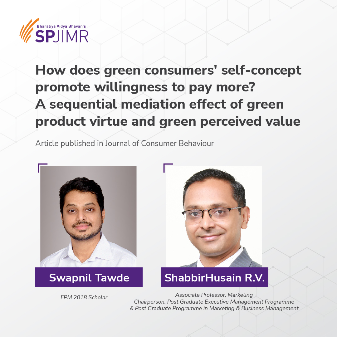 This study sheds light on new ways for green marketers to tap into consumer psychology and design strategies that resonate with eco-conscious buyers. Read more: doi.org/10.1002/cb.2328 Know more about SPJIMR - Fellow Programme in Management: spjimr.org/fpm #IamSPJIMR