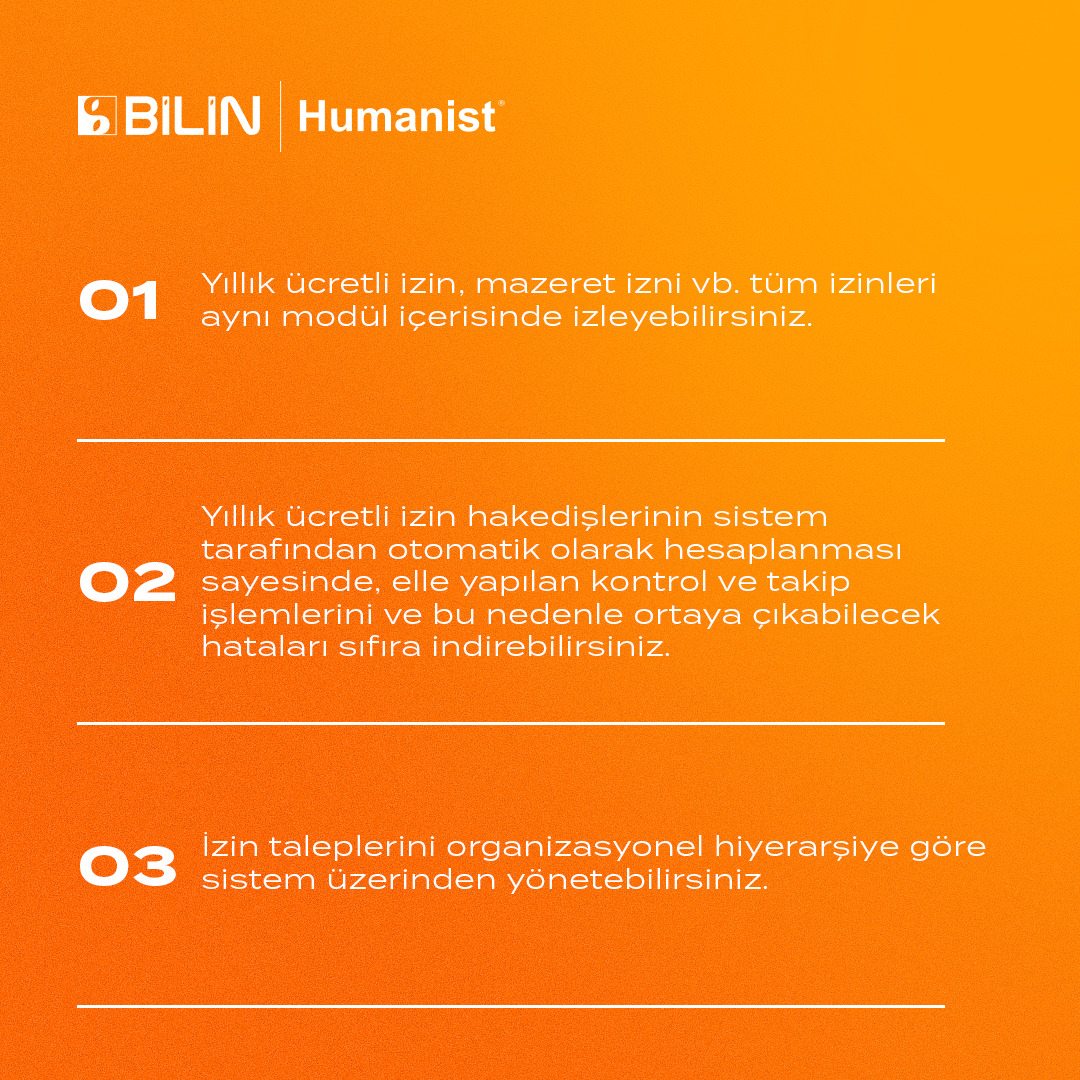 Humanist ile zamanı en verimli şekilde yönetmenin ve çalışanların izin süreçlerini kolaylaştırmanın tam zamanı!

Daha fazla bilgi için bize ulaşın ve işletmenizin İK süreçlerini optimize etmenin avantajlarından faydalanın!

#Bilin #BilinYazılım #İK #IK #HR #Blog #Humanist