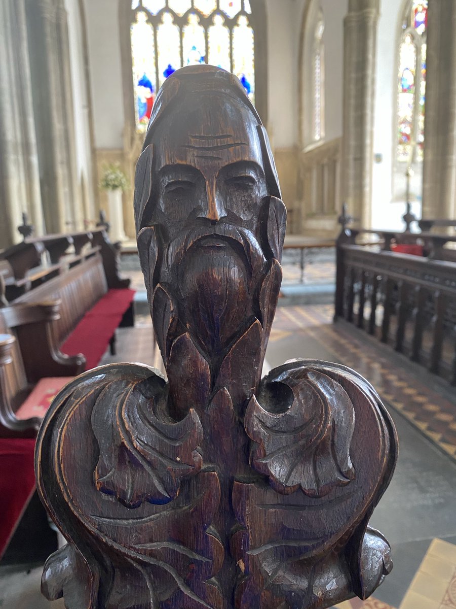 Bench end #Woodensday in St Cuthbert’s #Wells