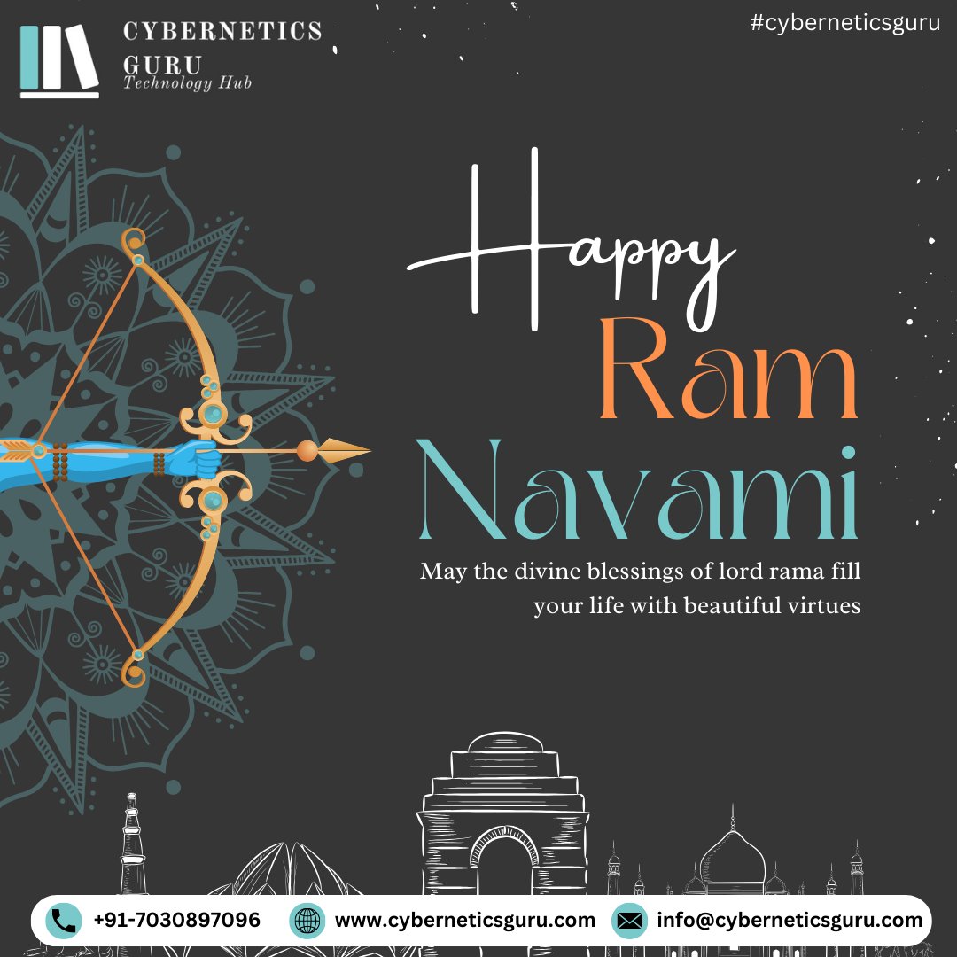 CyberneticGuru's tweet photo. Happy Ram Navami! May Lord Rama's blessings bring joy, peace, and prosperity to your life.

#ramnavami #Festival #Blessings #cyberneticsguru #happyramnavami

Contact Us Now:
📞 Call: +91-7030897096
✉️ Email: info@cyberneticsguru.com
🌐 Website: https://t.co/8vRGiqpoXa https://t.co/zhgx1hmUNe