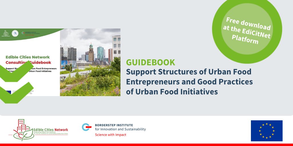 In #Berlin, #Oslo, #Rotterdam und #Andernach werden viele Essbare Stadt-Konzepte erfolgreich umgesetzt. 🌱🏘🍎 Ein von uns für das Projekt @edicitnet entwickeltes Guidebook stellt diese vor und erklärt, welche Unterstützungsangebote verfügbar sind. 🥕🥦 👉ediblecitiesnetwork.com/resource/275