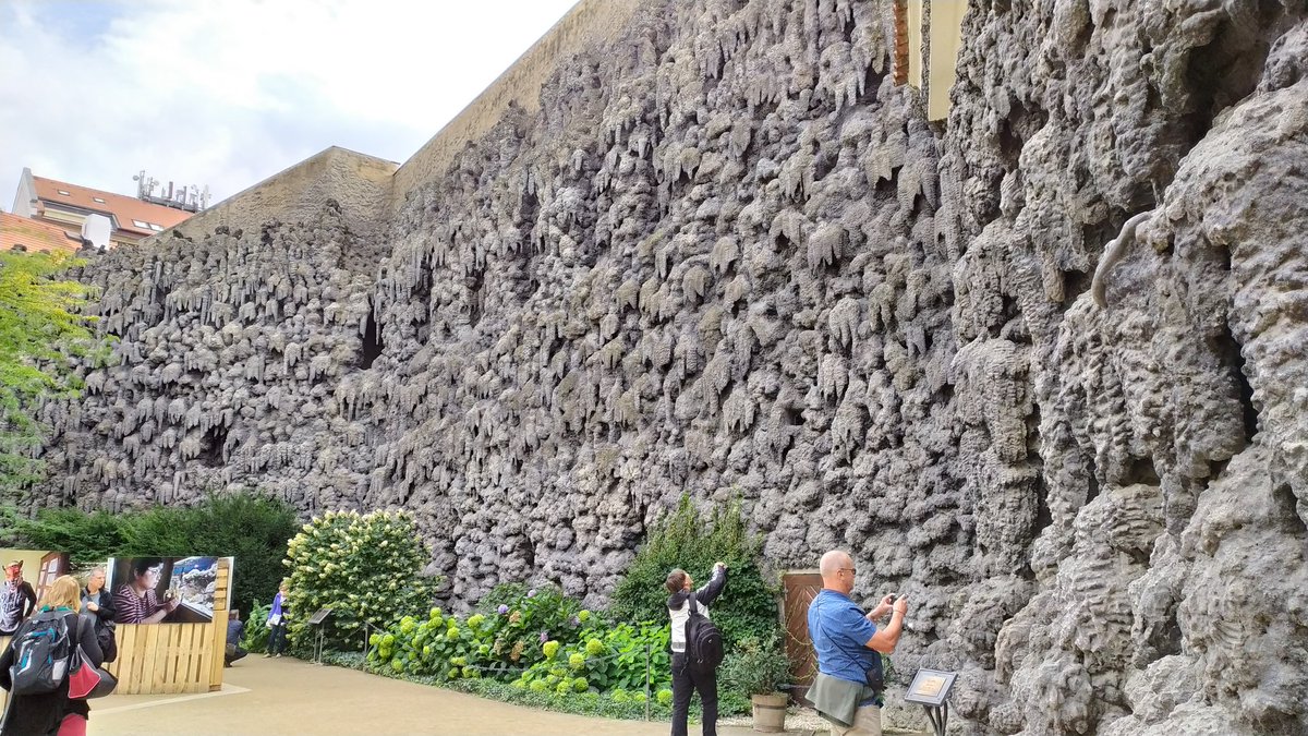 Have you seen the dripstone wall in #prague? It's a hidden places you will only see with a private guide. We will show you the hidden gems. #prestigepraguetours #traveltips #TravelMarket2024 #travelblogger #travelling #travelguide #TravelSmart #Czech