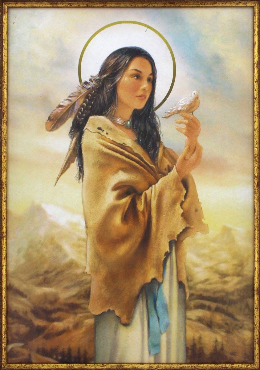 Today, April 17th in the #Catholic Church ✝️ is the feast day of Saints Kateri Tekakwitha 😇 also known as Lily of the Mohawks Patron saint of the environment and ecology Lived 1656 - 1680, she was a Mohawk Kateri Tekakwitha was born in April 1656 in the village of Osserneon,…