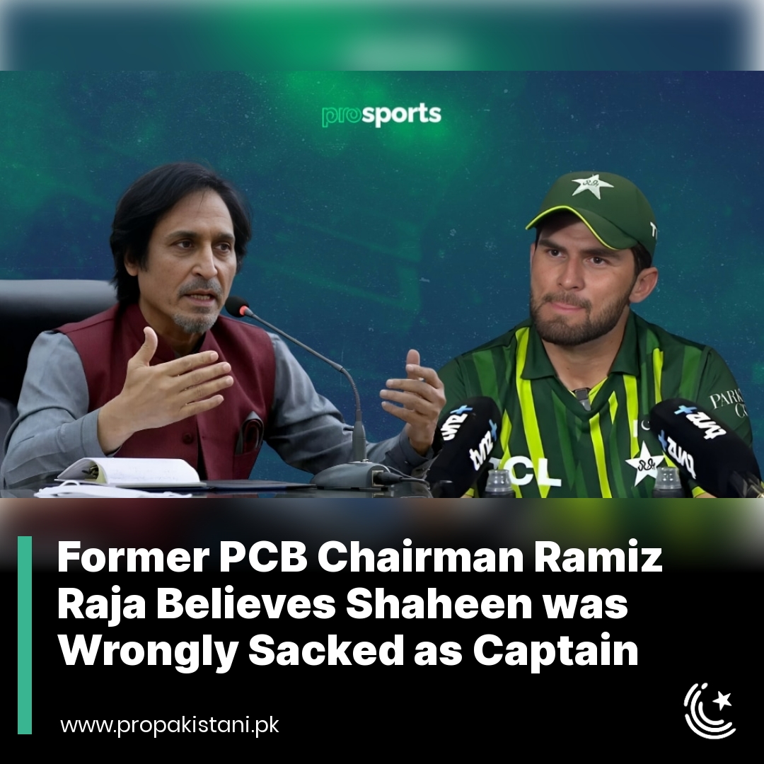 Ramiz believes PCB did not handle things correctly! Read More: propakistani.pk/2024/04/17/for… #RamizRaja #ShaheenAfridi #BabarAzam #PakistanCricket #ProSports