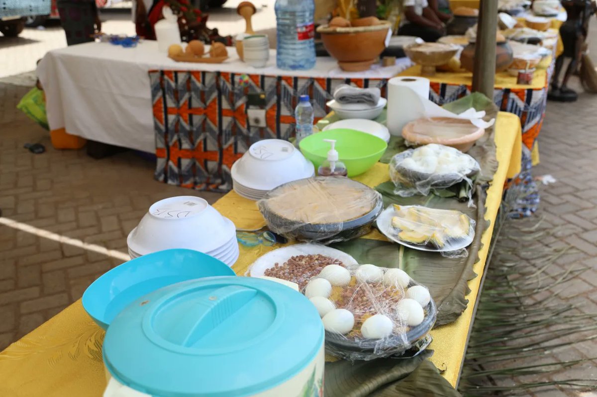 ghanatourismGTA's tweet photo. Did you know that Ghanaian cuisine is a reflection of our diverse culture and heritage? Let's celebrate the vibrant flavours of Ghana!
Join the launch of 'Feast Ghana' today.
Also happening; GTA Ladies Club #RepYourRegion @ 10am at ATIC.
#FeastGhana #FlavourOfGhana #CultureBites https://t.co/wH7m2zK0UG