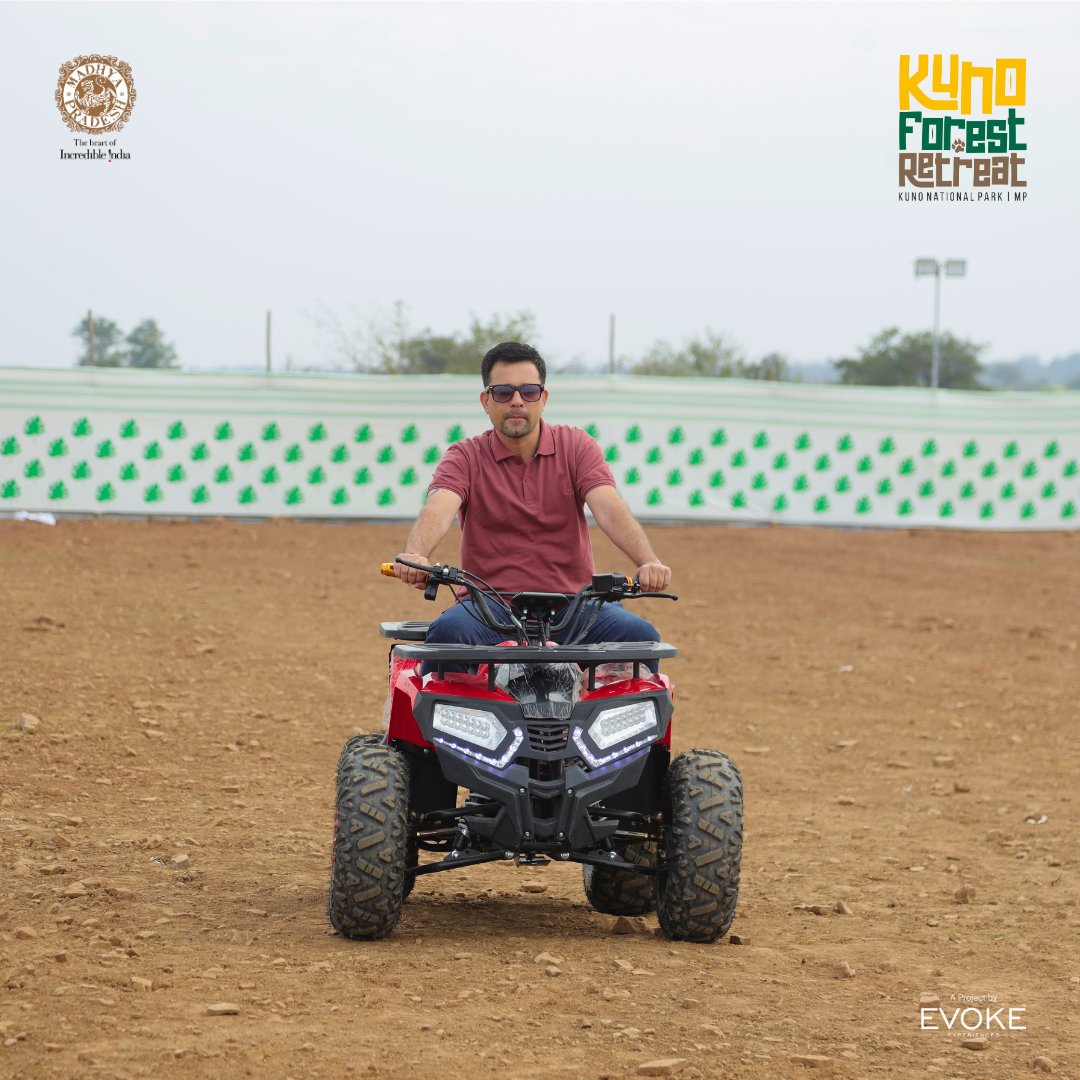 Kick up some dust on our exhilarating ATV rides! 🏜️ Feel the adrenaline and explore Kuno like never before.
#KunoForest #India #OffroadAdventure #ATVRides #ThrillSeeker #MadhyaPradeshTourism #Travel #Ecotourism #Trending #TrendingPost #trending2024 #Trendingnow #AdrenalineJunkie