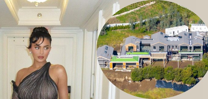 Kylie Jenner's $15m Hidden Hills Mansion Nears Completion: Stunning Aerial Shots Capture Astonishing Transformation