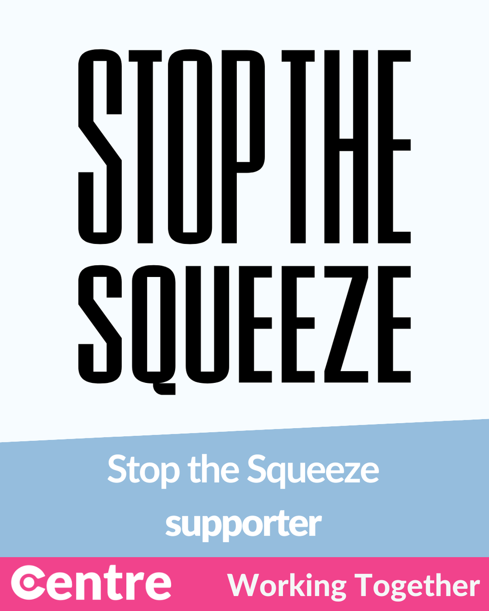 Centre is now a supporter of the @StopTheSqueeze campaign. We believe in: 🍃 A government owned company building renewables. 🔗 Linking the minimum wage to the cost of living. ⚖️ Creating a fair tax system. See our other partners here: centrethinktank.co.uk/partners/
