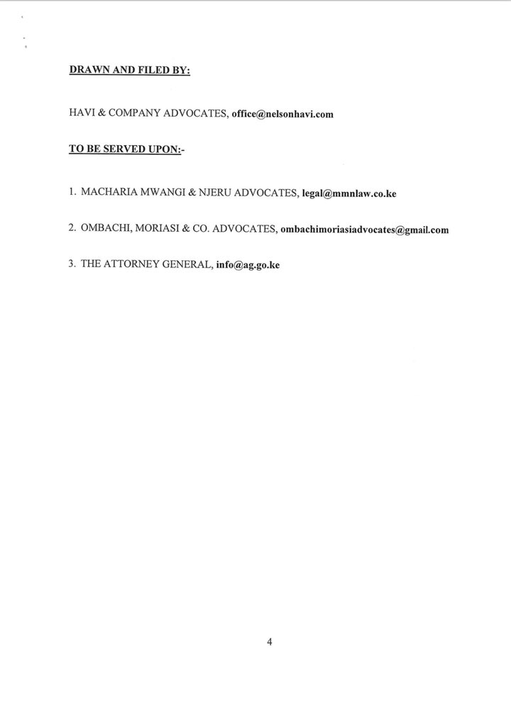 For the willing law learners, it is possible to draft Times New Roman, Font 12, 1.5 space, 3 pages submissions, and exhaustively address an application for stay of execution of judgment, and an injunction pending appeal. Here is a sample for the 10 Youthful Advocates.