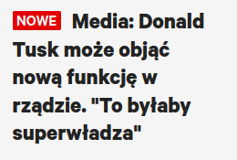 Kanclerz RP, czyli Rzeszy Polskiej. Pewne info.