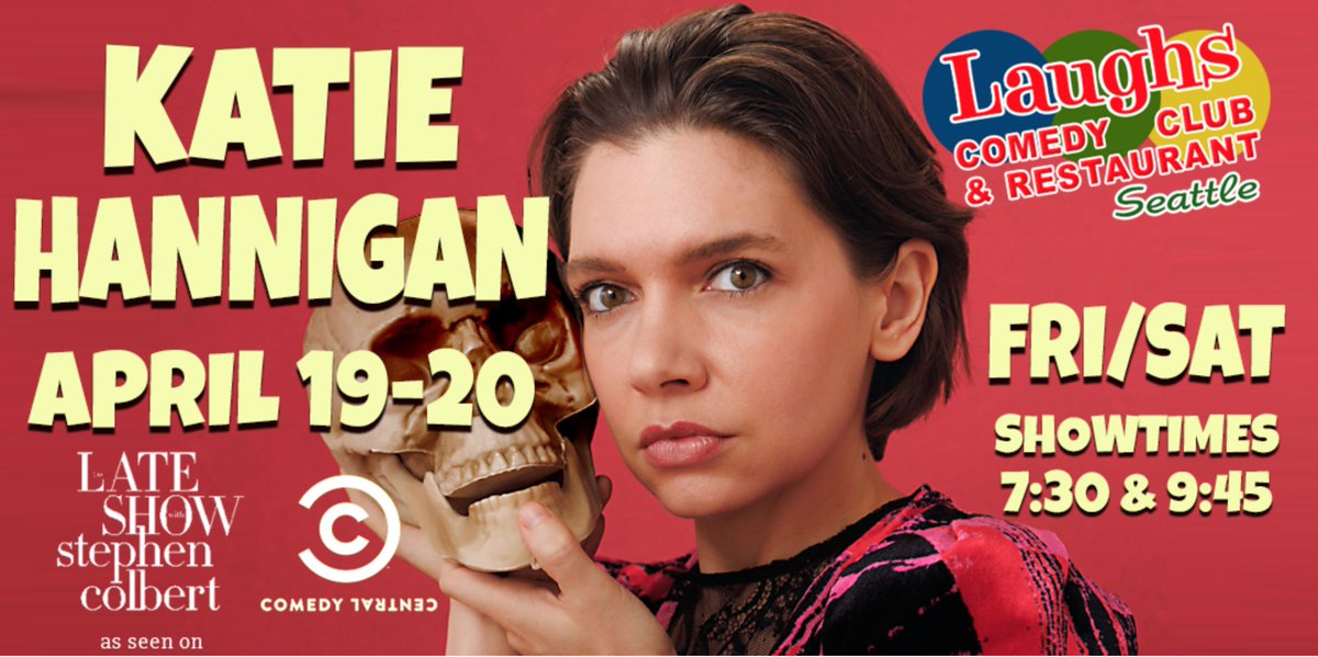 VERY excited for the great @katiehannigan this weekend!! Did you get your tickets yet?? 😮 🎟️🎟️🎟️🎟️ katiehannigan.eventbrite.com