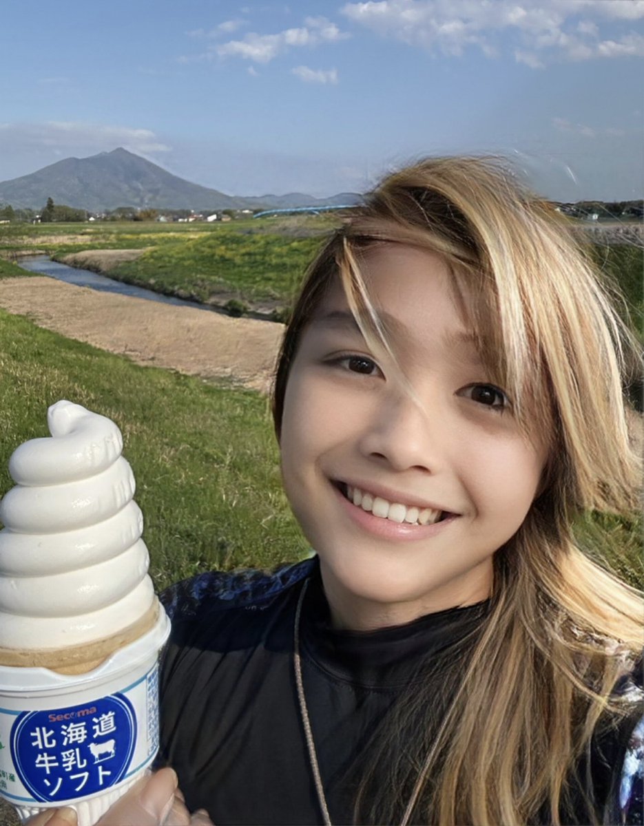 おやつタイム♪🍫🍭🍬😋 Secoma 北海道 牛乳ソフト🐮🍦 早くも🍦の季節来ちったかんね 筑波山も夏モードだっぺよん♡ 🦭(o^o^)o🍦ｳﾝｳﾝ♪