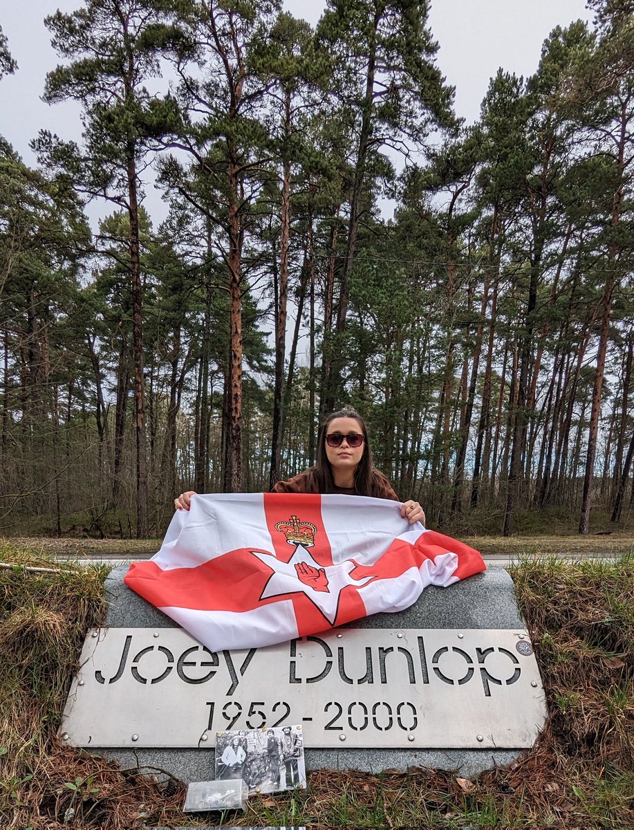 Paying my respects to the legend, Joey Dunlop in Estonia 💛
