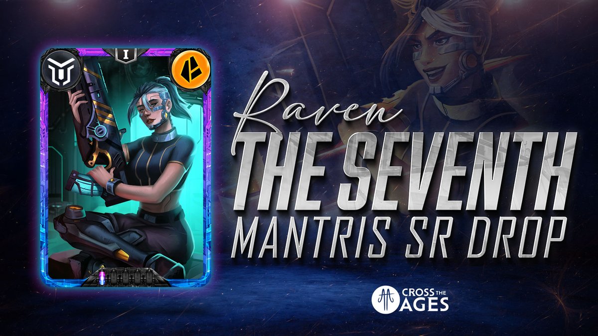 ⭐SR Mantris 🚨⭐ - 📢 Today, Wednesday, is airdrop day 🪂 for SR cards 🎉 For this 7th week, you will receive... 🔪 ➡️ Raven, Excavation Site Sentry. Raven is a woman in constant search of her identity, torn between two cultures... until one day...👀❓️Discover her full story…