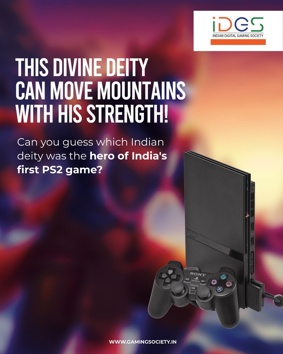 Guess the deity from India's first #PS2game! Comment your guess and tag 3 friends. First 5 correct answers win a shoutout! @Indiagamingshow @followcii 

#IDGS #IGS2024 #IndianMythology #GamingCommunity #SonyPlayStation