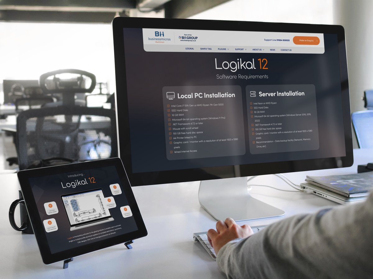 Our support team have done a brilliant job putting together this updated list of system requirements for LogiKal - so you know exactly what you need for optimum performance (and you can install all the necessary updates without any hassle):

bmaluminium.co.uk/logikal-softwa…