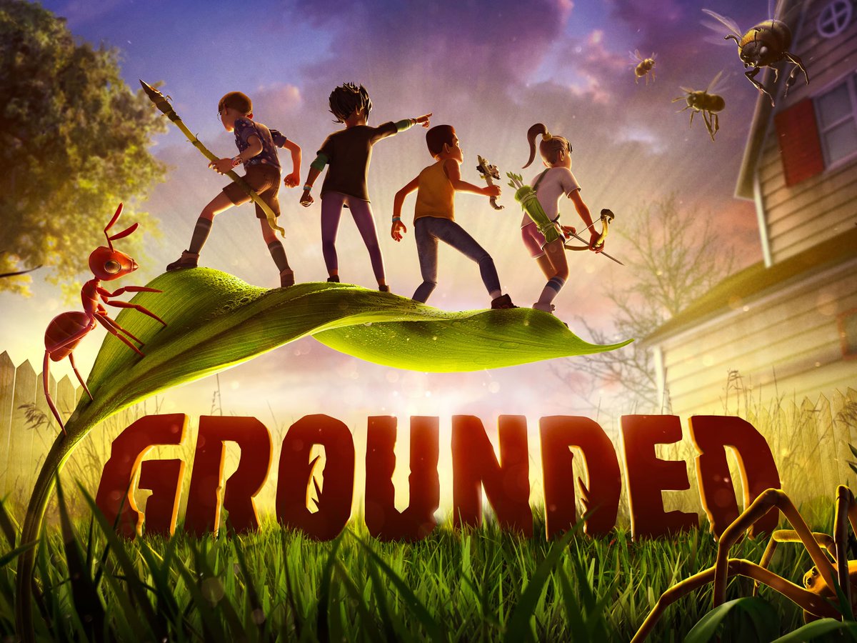 Grounded, a co-op survival-adventure, is out today on PS5 and PS4: bit.ly/3JiGlaP