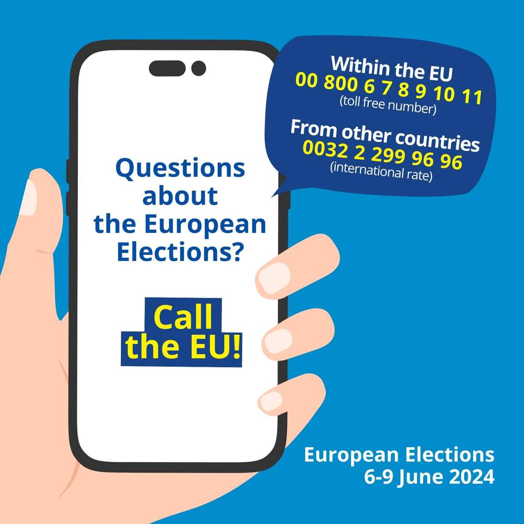 Countdown to #EUelections2024 has begun. 🗳️ 📢 European citizens in 🇵🇰: If you are not sure about how to vote, the EU can answer your questions. Call or write to Europe Direct! Find out more: europa.eu/!DWkUgW. #UseYourVote @RKionka