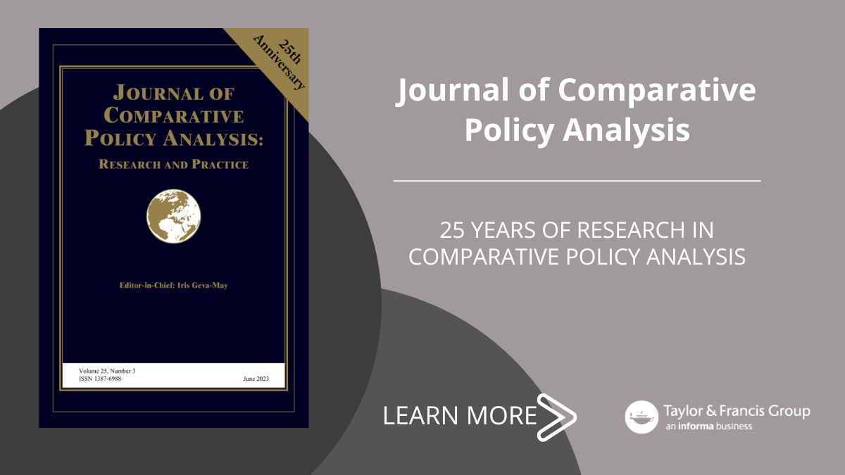 tandfhss's tweet photo. @IRSPM @PMReview_ @BusManEcon @JCPA_ICPA @journalATP @ijpa2022 @sowa75 @patheory @AdinaDudau @GeorgeBert @IRSPM #IRSPMConference2024 attendees, if you have a moment in between sessions and are interested in comparative policy, you can read and download the @JCPA_ICPA 25th anniversary article collection at https://t.co/K33MuWJ9DE
#ComparativePolicy https://t.co/3GOgHCw5J5