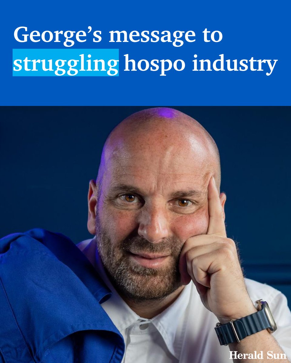 After facing his own battles, celebrity chef George Calombaris has shared how the city’s struggling hospitality scene can survive this rough patch— and the thing he’s doing to stay positive. > bit.ly/4d3rY7U