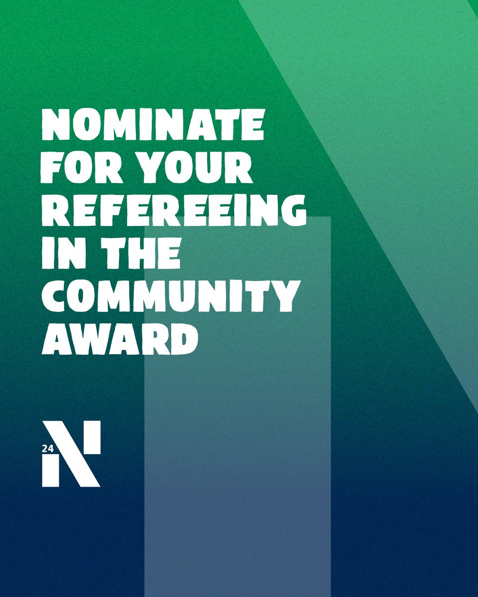 Which individual, group or initiative’s actions have helped their community? 🙌 If they provide advice, mental health support or involved others, nominate them for the Refereeing in the Community Award today! 📝 🏅 Nominate here 👉 bit.ly/4cQhVTn