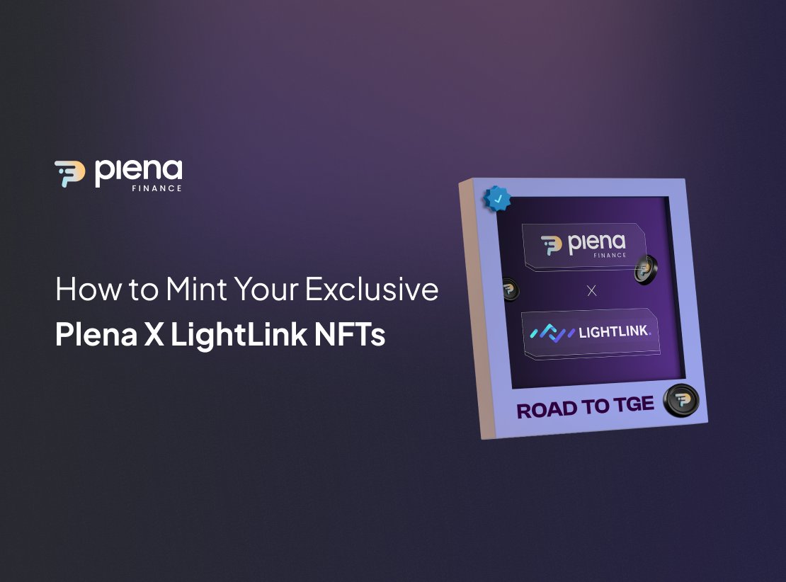 🃏 Plena Week 6: Mint Plena x Lightlink NFT
Reward Potential
     🚥🚦
      💰$0 required:  free mint
      ⏳ 2 Minutes
     🚥🚦
--
Almost skipped me, but here we are, let's get to this
Plena - a project backed by Consensys, Cointelegraph among others
--
Mini-thread   🧵