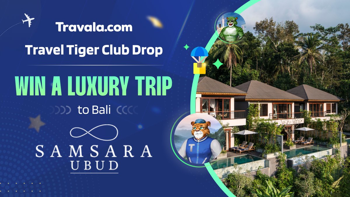 Announcing the 9th #TravelDrop details for the #TravelTigerClub🎉

An Exotic Escape to #Bali🌴🌊

A lucky member + guest will indulge in 7 nights of luxury in a Deluxe Pool Villa, with spa sessions, private dinners, and more!🌺 Including flights for 2 up to $3,000✈️

Stay tuned!