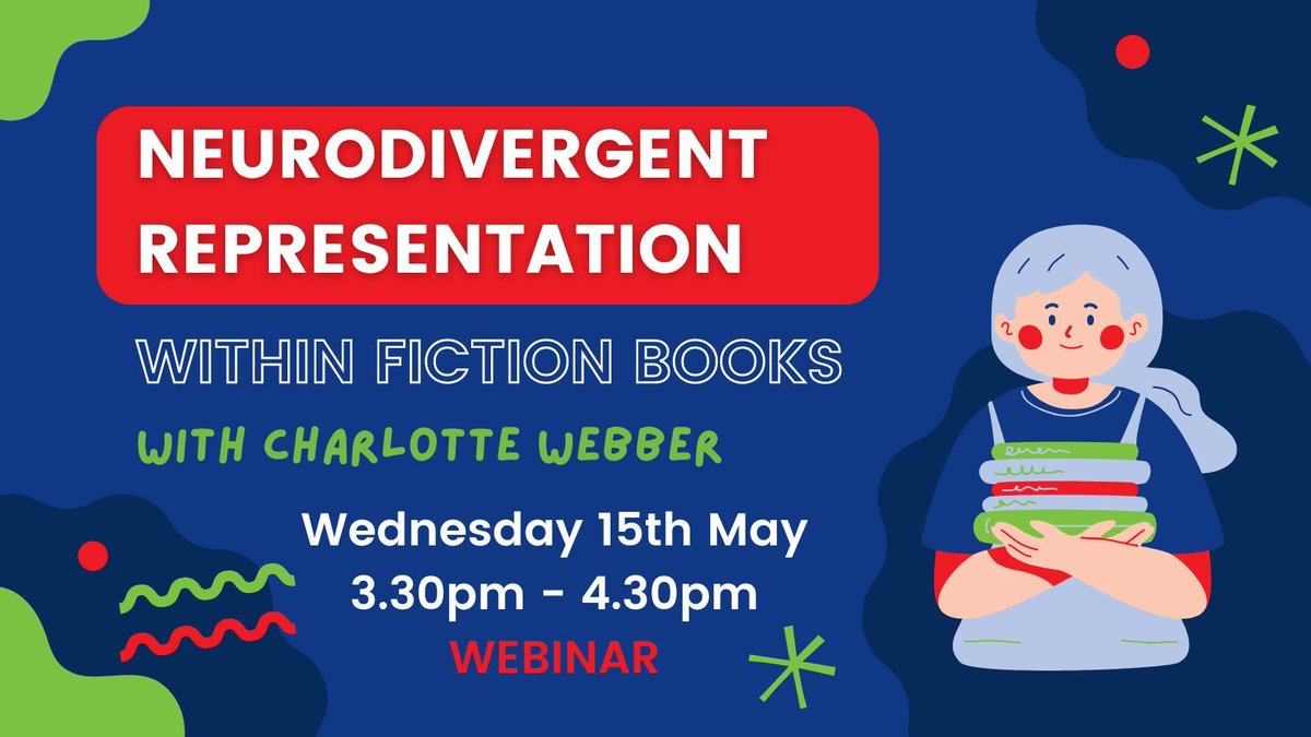 Books that reflect our diverse society are vital for supporting young people's understanding of themselves and others. Join @charlwebber_ to gain insight into the importance, benefits and potential risks of neurodivergent representation in YA fiction. 👉🏼buff.ly/3xzXp9k