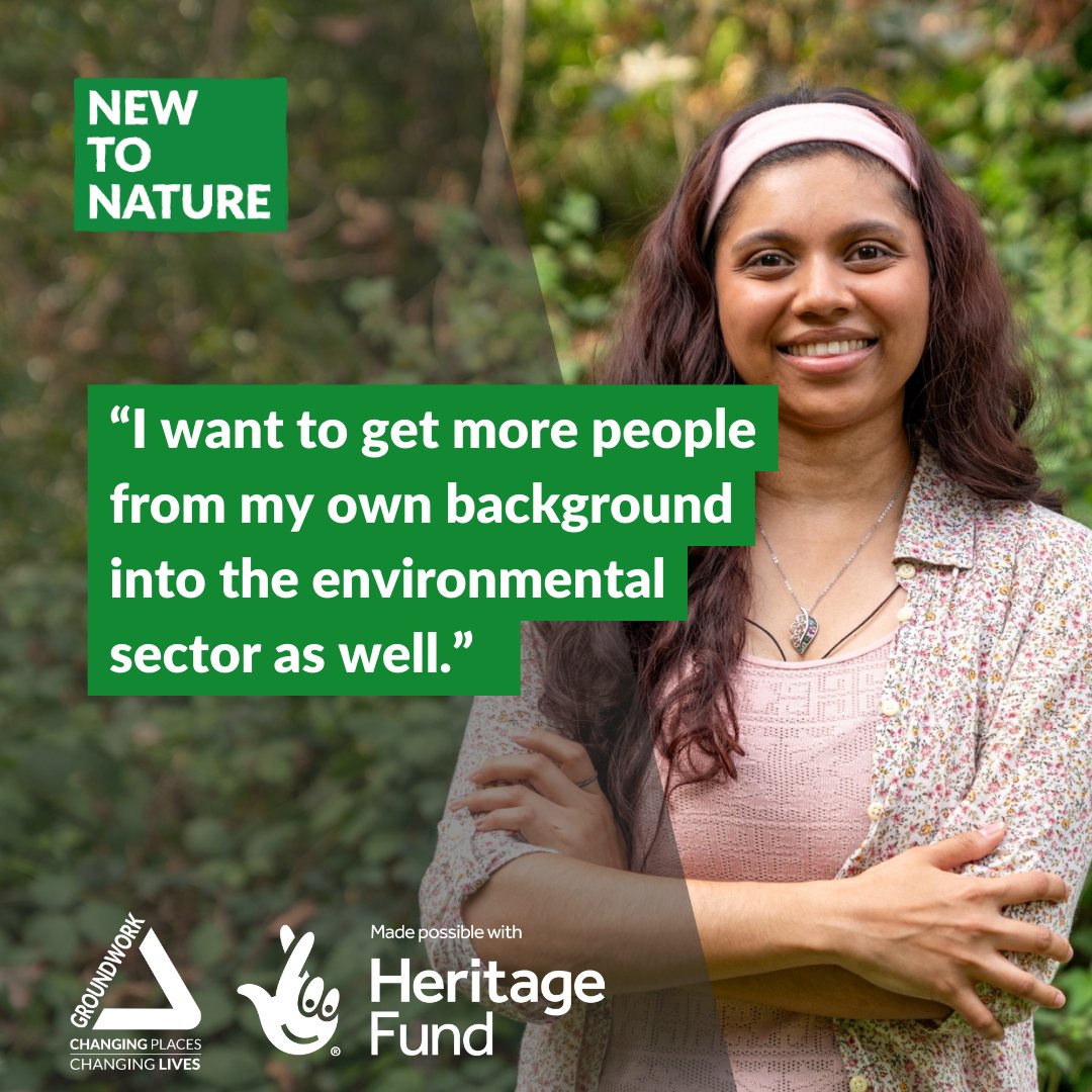 Meet Stephanie - our #NewToNature Trainee who placement as a Volunteer Engagement Officer at the @_bct_

Learn more about New to Nature and how you can support more young people to be a #ForceOfNature at your organisation: 

groundwork.org.uk/force-of-natur…