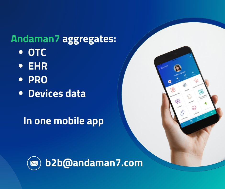 Clinical Research needs reliable patient data. @Andaman7 provides it.  Better, faster, cheaper #ClinicalStudies. Demo: bit.ly/a7RAD